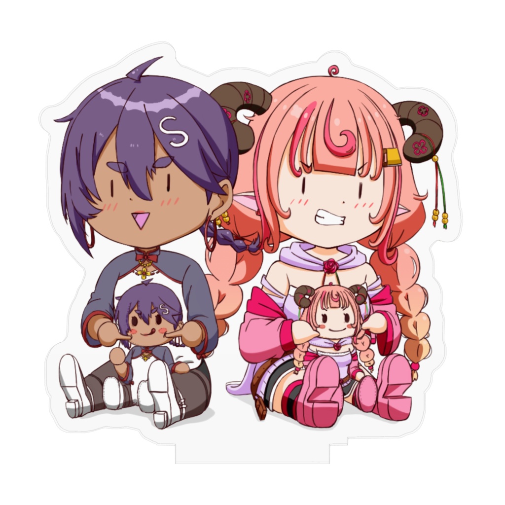 しろモカ!アクリルフィギュア