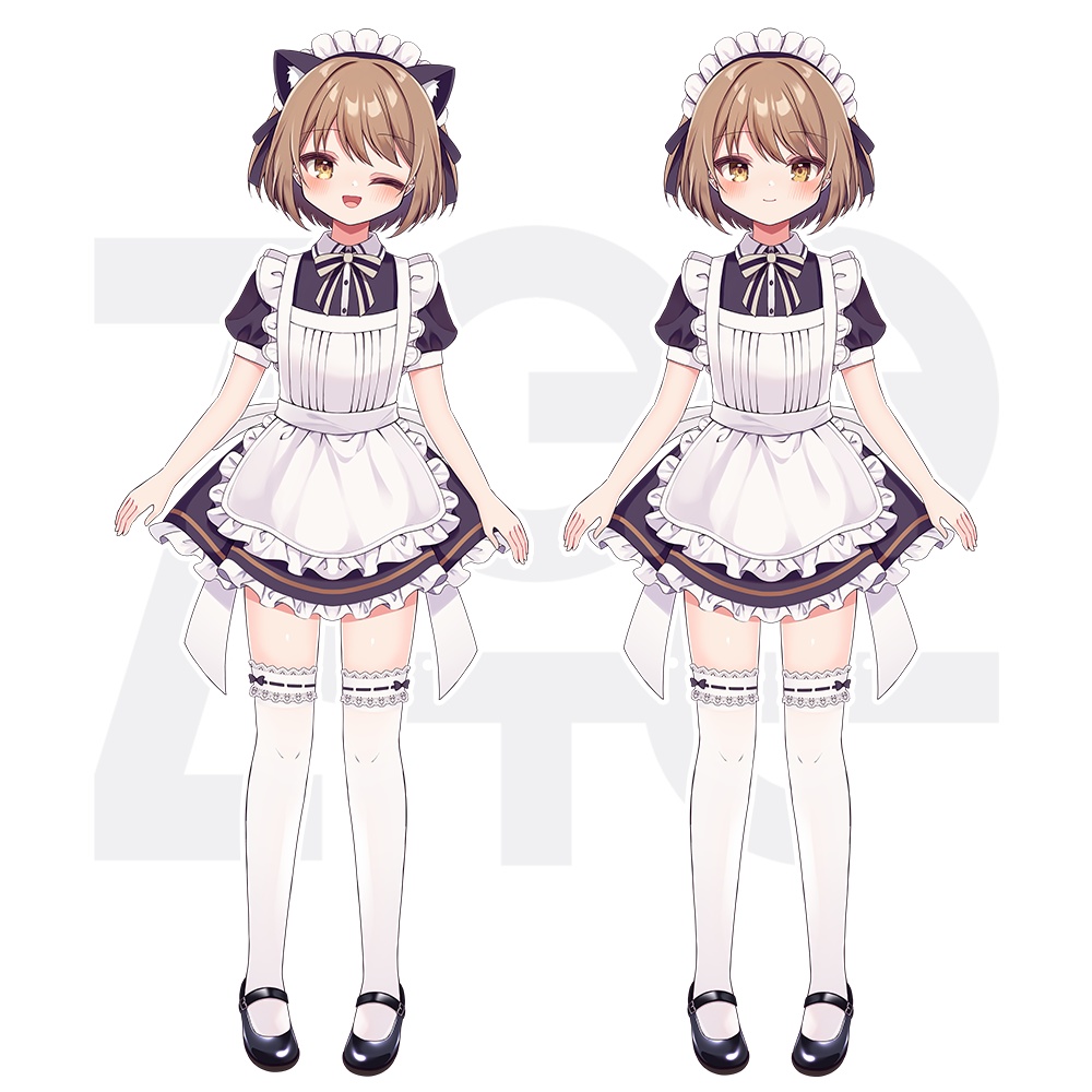 【Vtuber studio対応】メイド・天音【汎用Live2D】