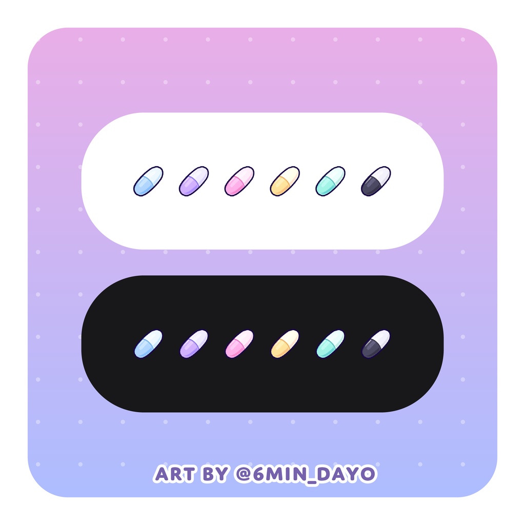 【Twitch Badges】medicine / お薬 【サブスクバッジ】