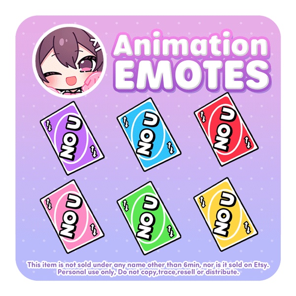 【Twitch】NO U card / NO Uカード 【 アニメーションスタンプ / Animation Emotes 】