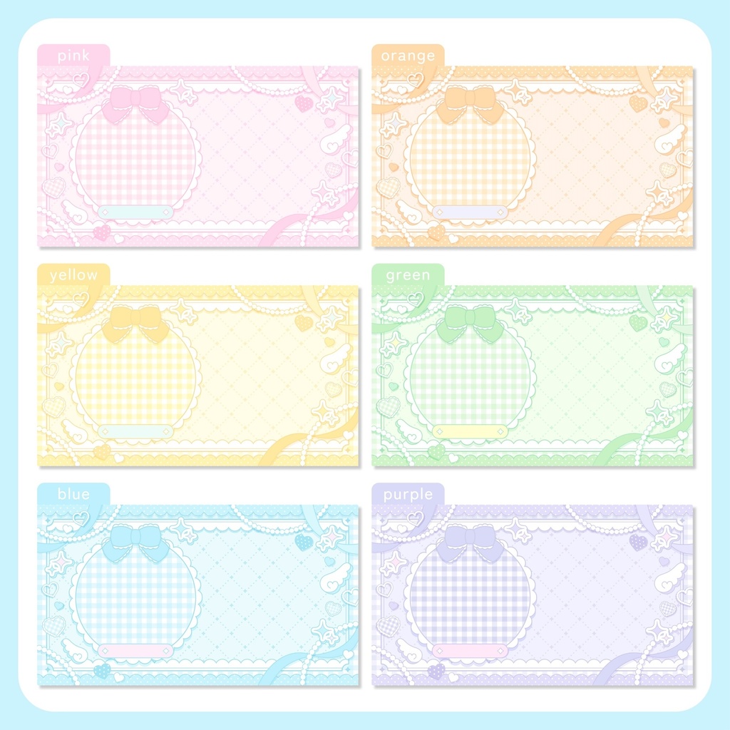 アレンジ自由!サムネイル素材セット【VTuber・配信者向け】