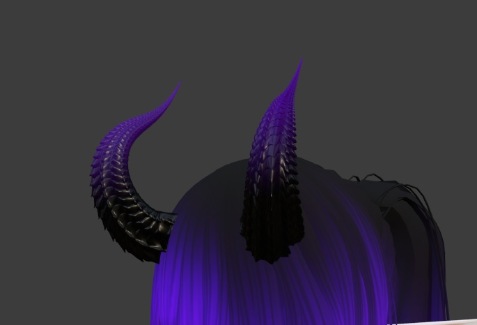 Forehead Spike Horns