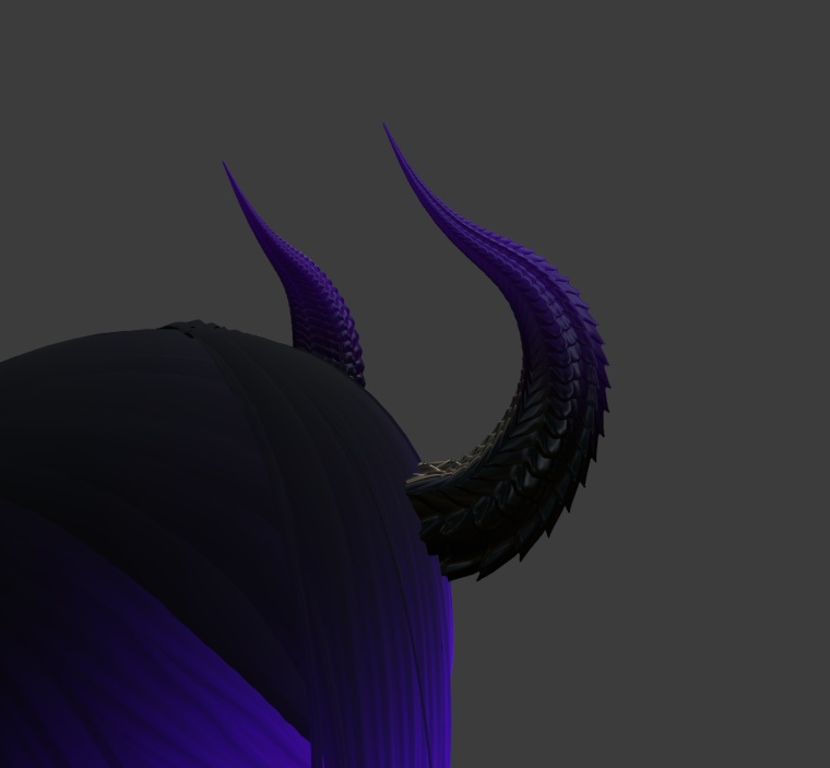 Forehead Spike Horns