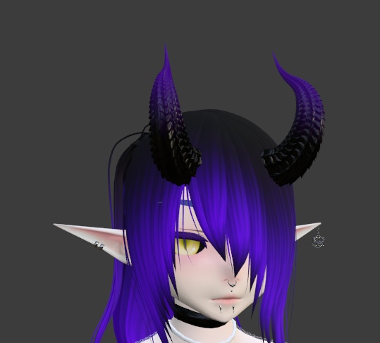 Forehead Spike Horns