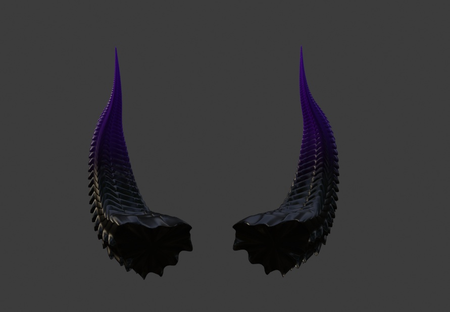 Forehead Spike Horns