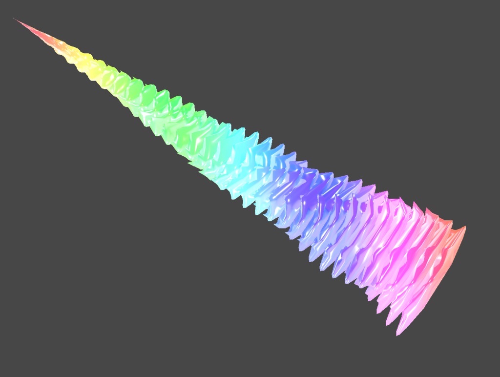 Spiral Unicorn Horn - ユニコーンホーン