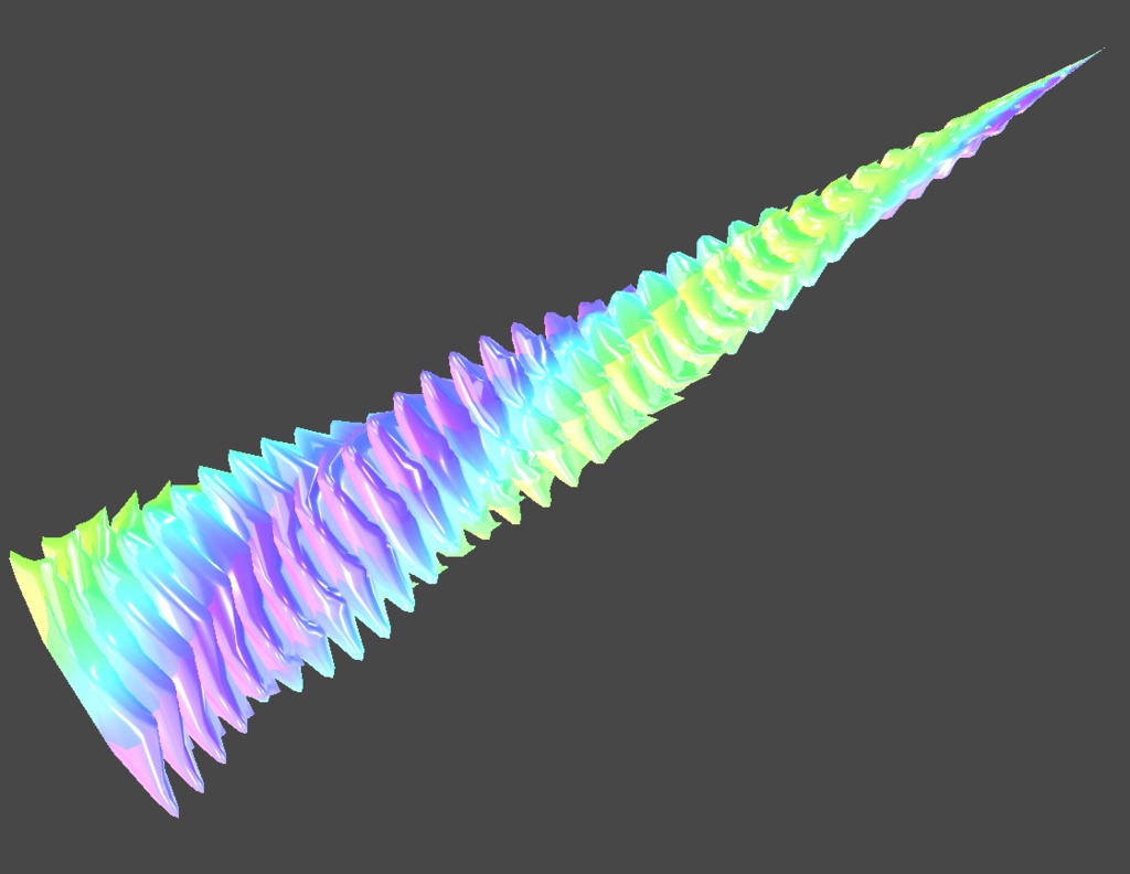 Spiral Unicorn Horn - ユニコーンホーン