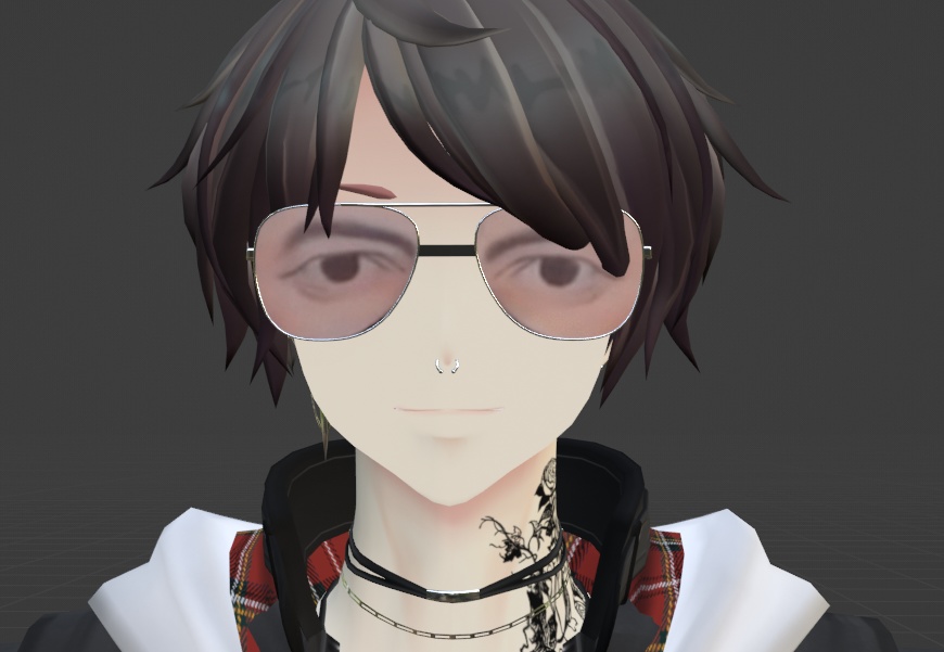 Aviator Glasses with verygoodverynice meme texture - アビエイターサングラス