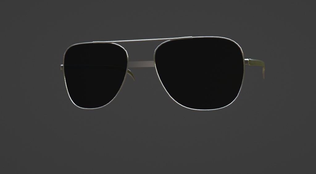Aviator Glasses with verygoodverynice meme texture - アビエイターサングラス