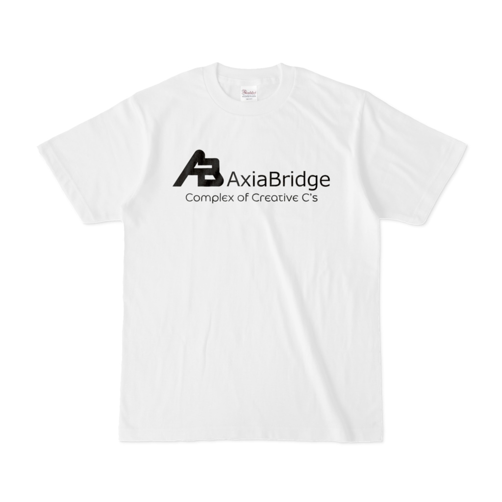AxiaBridgeロゴ白Tシャツ