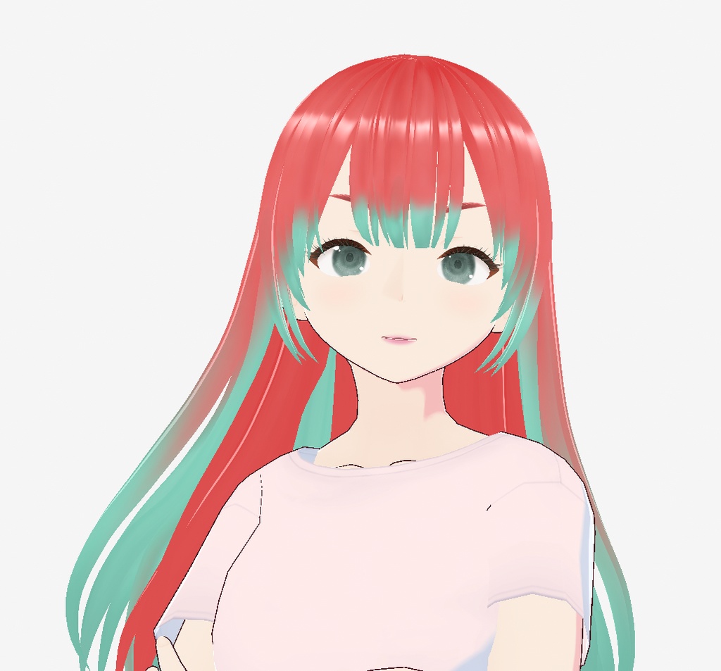 Juicy Watermelon Hair Texture/ ジューシーなスイカ髪のテクスチャー