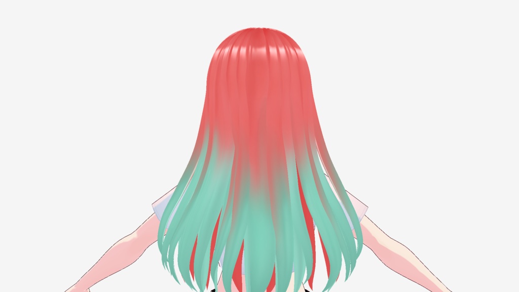 Juicy Watermelon Hair Texture/ ジューシーなスイカ髪のテクスチャー