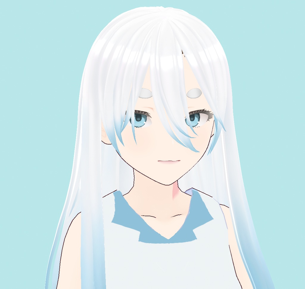 Shaved Snow Hair Texture/ かき氷髪のテクスチャー