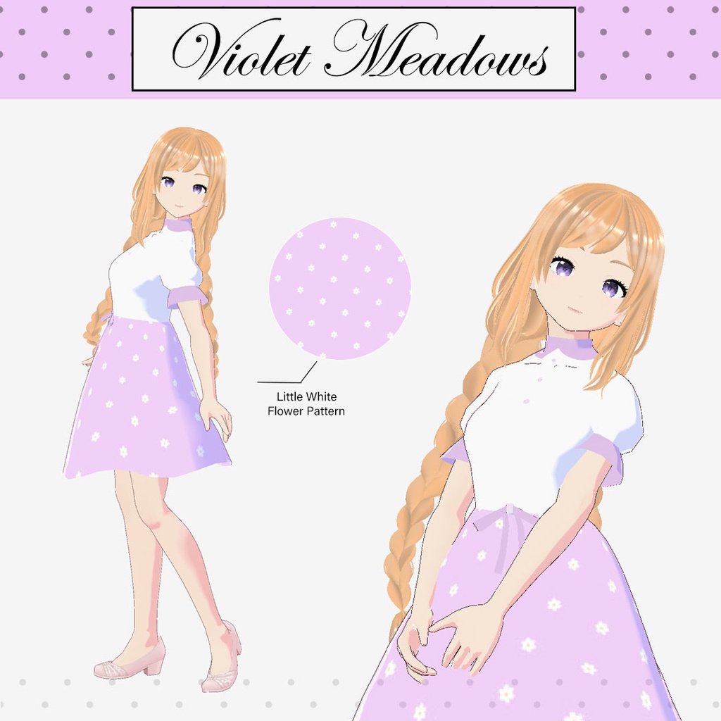Violet Meadows Dress/ バイオレットメドウズドレス