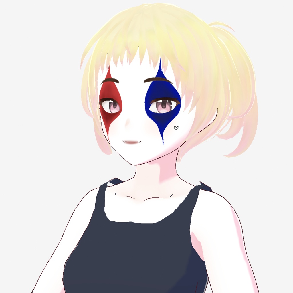 Clown Makeup Face Paint/道化師の化粧フェイスペイント