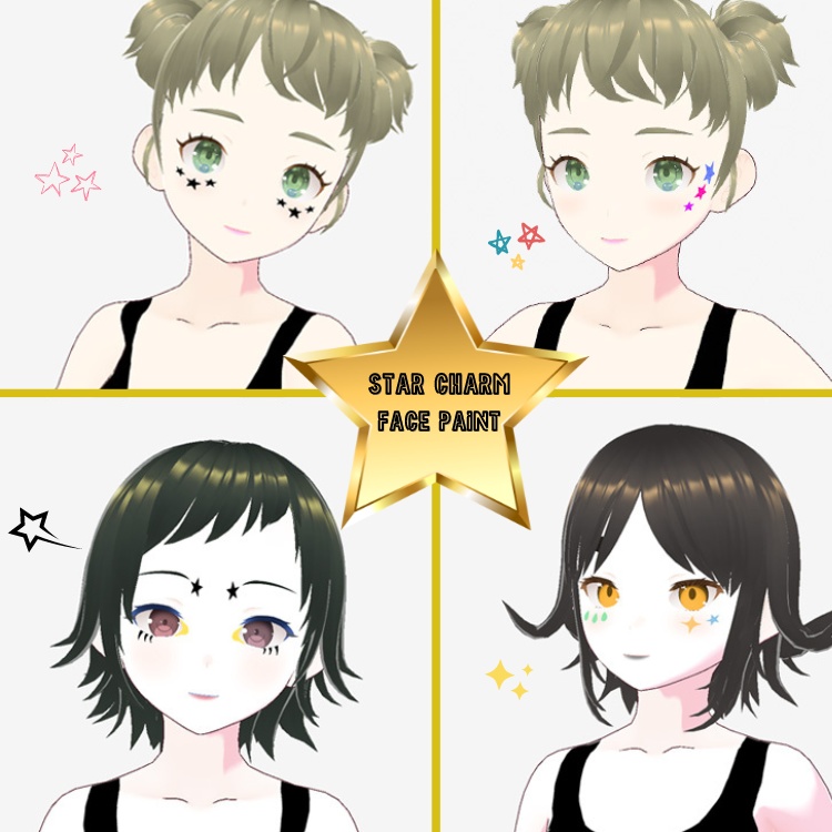 Star Charm Face Paint/スター チャーム フェイスペイント" (スター チャーム 顔用ペイント)