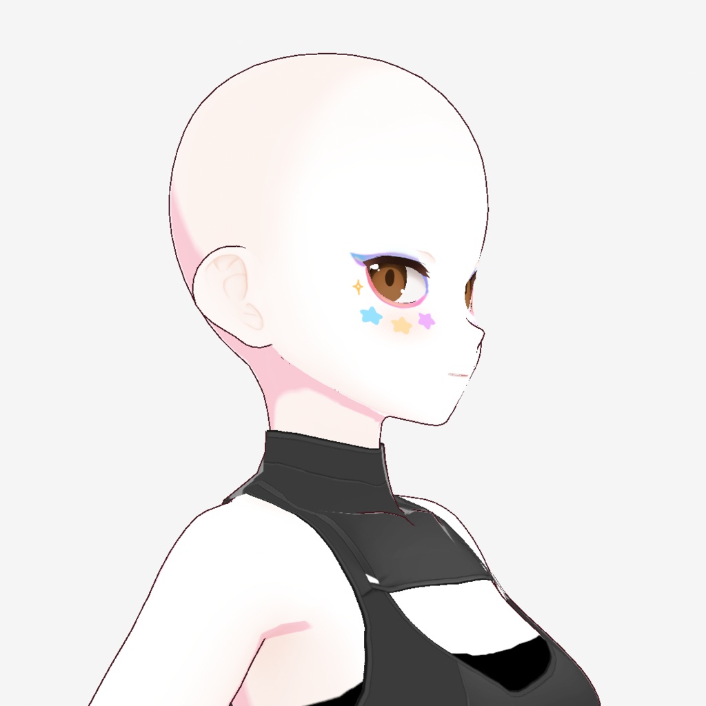 Party Clown Face Paint/パーティー用ピエロメイク