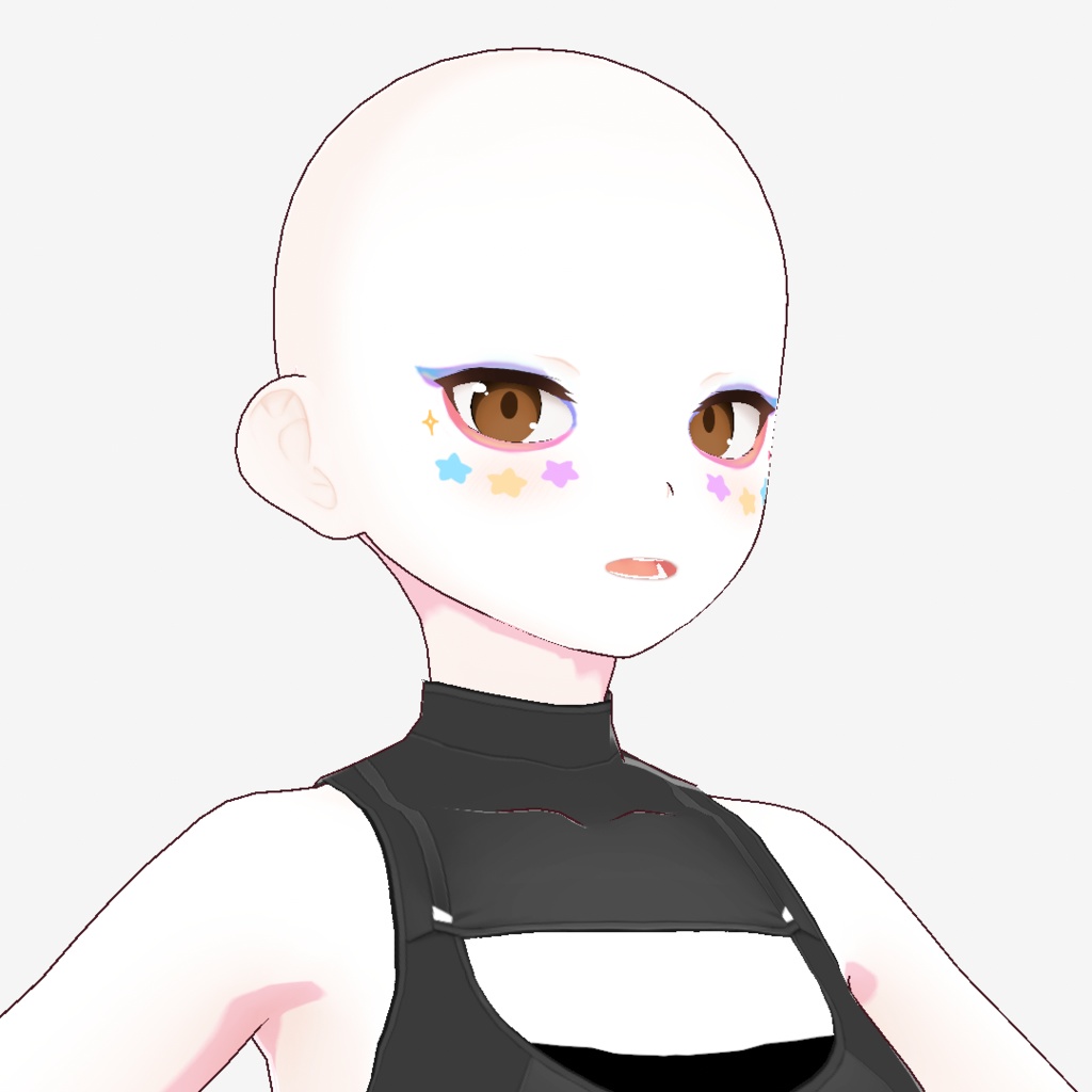 Party Clown Face Paint/パーティー用ピエロメイク