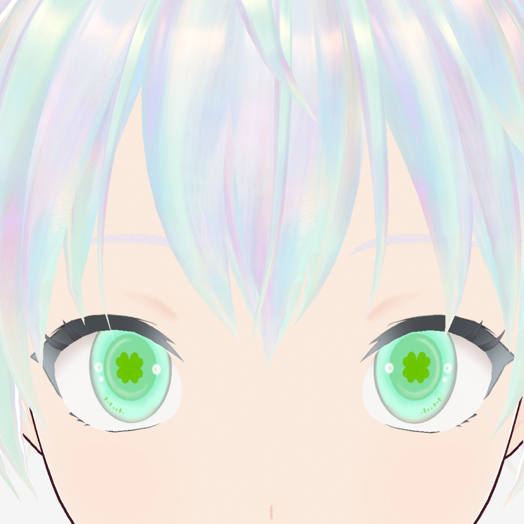 【VRoid用テクスチャ】🩵💚夏色ミントソーダの瞳テクスチャ/Sweet Mint Summer Soda