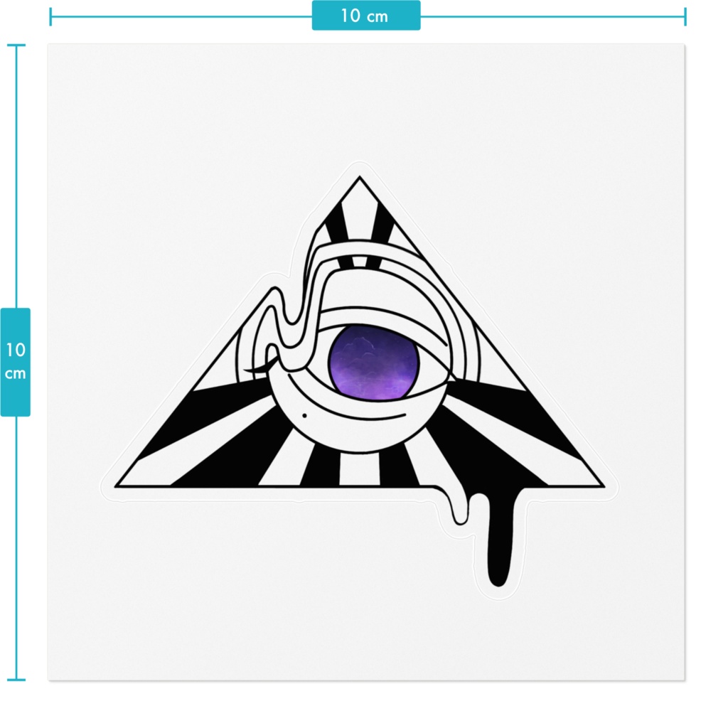 おさかなアイステッカー