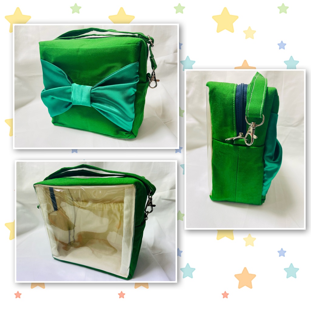 15cmぬい用 推し色ぬいポーチ(緑)