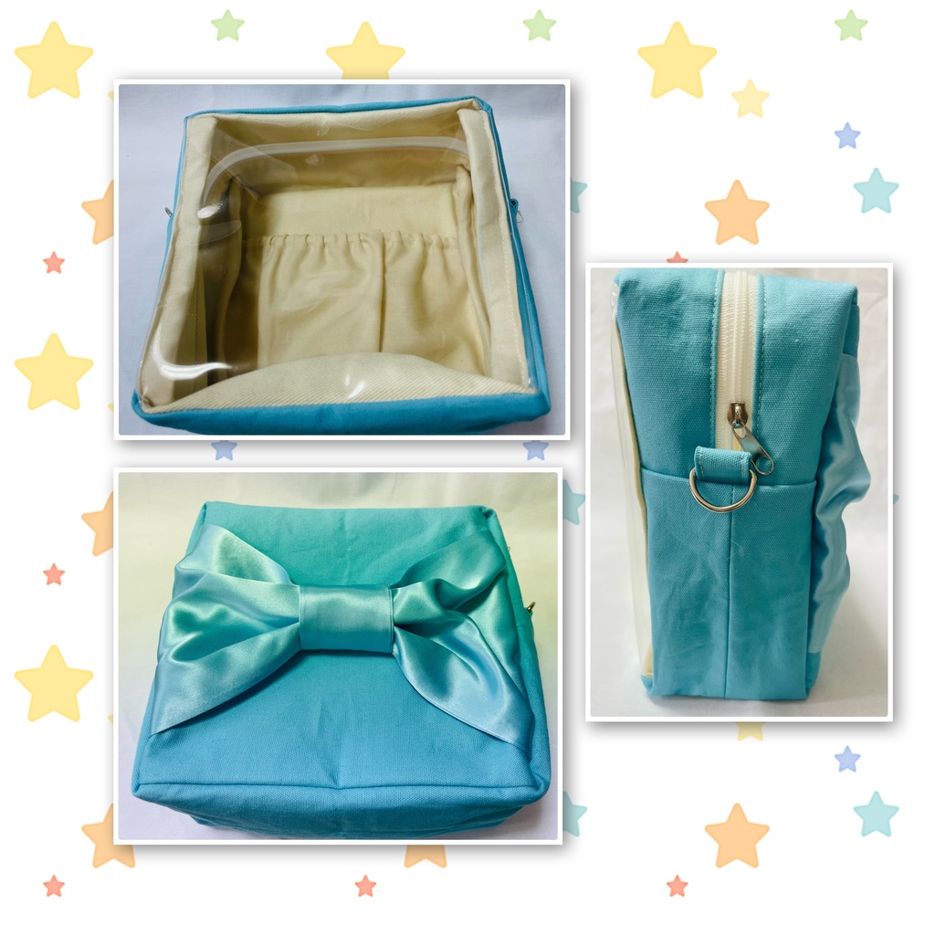 15cmぬい用 推し色ぬいポーチ(水色)