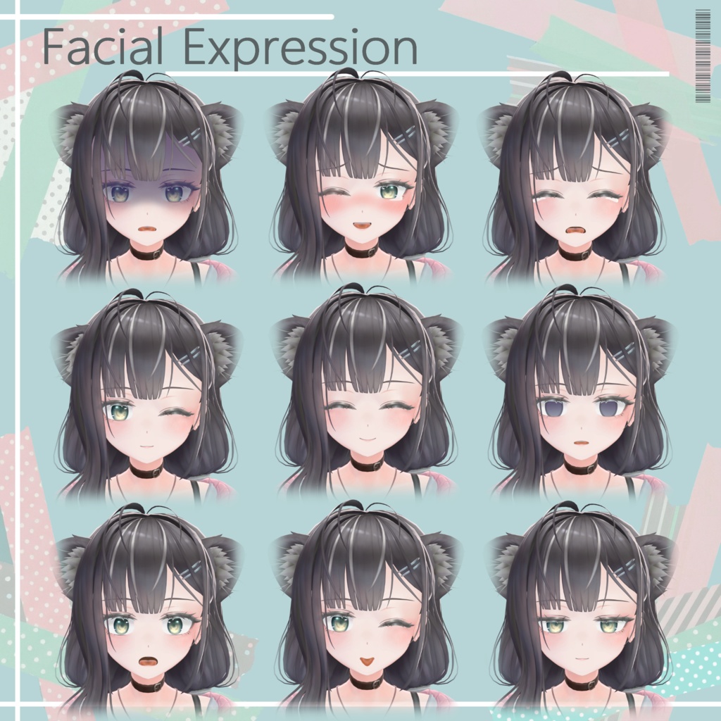 オリジナル3Dモデル『猫乃亜 *Nonoa*』