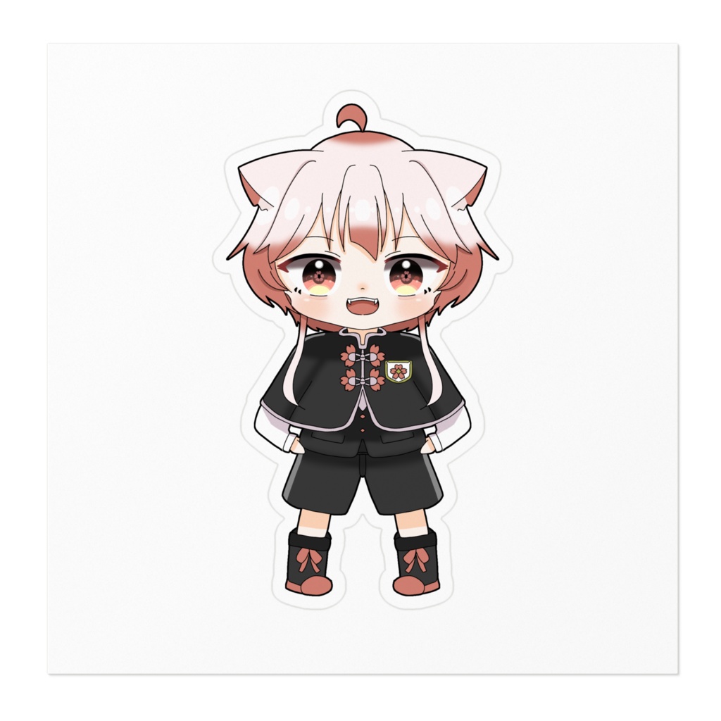 桜色キリカのステッカー通常衣装ver.