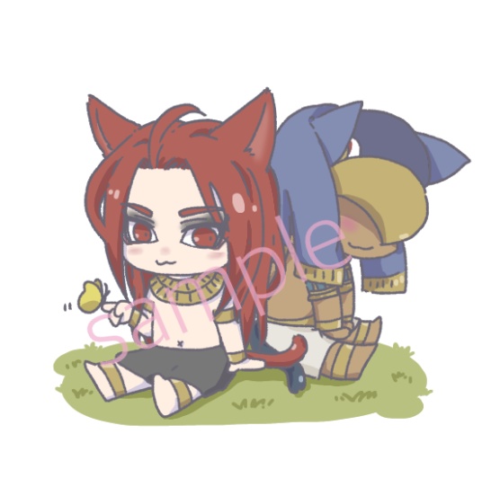 にゃんこアクリルキーホルダー