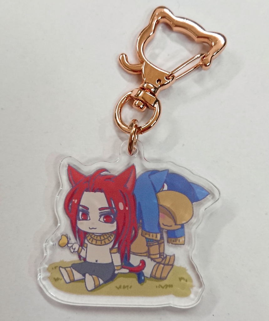 にゃんこアクリルキーホルダー