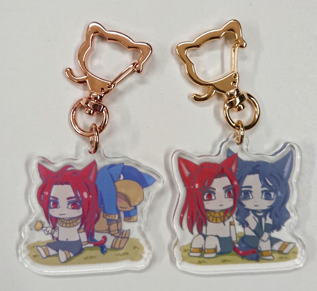 にゃんこアクリルキーホルダー