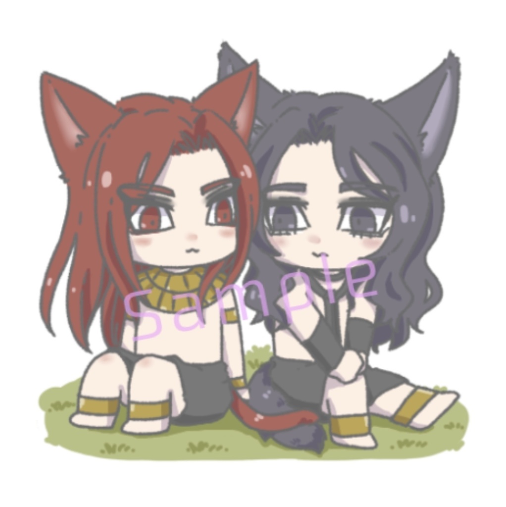 にゃんこアクリルキーホルダー