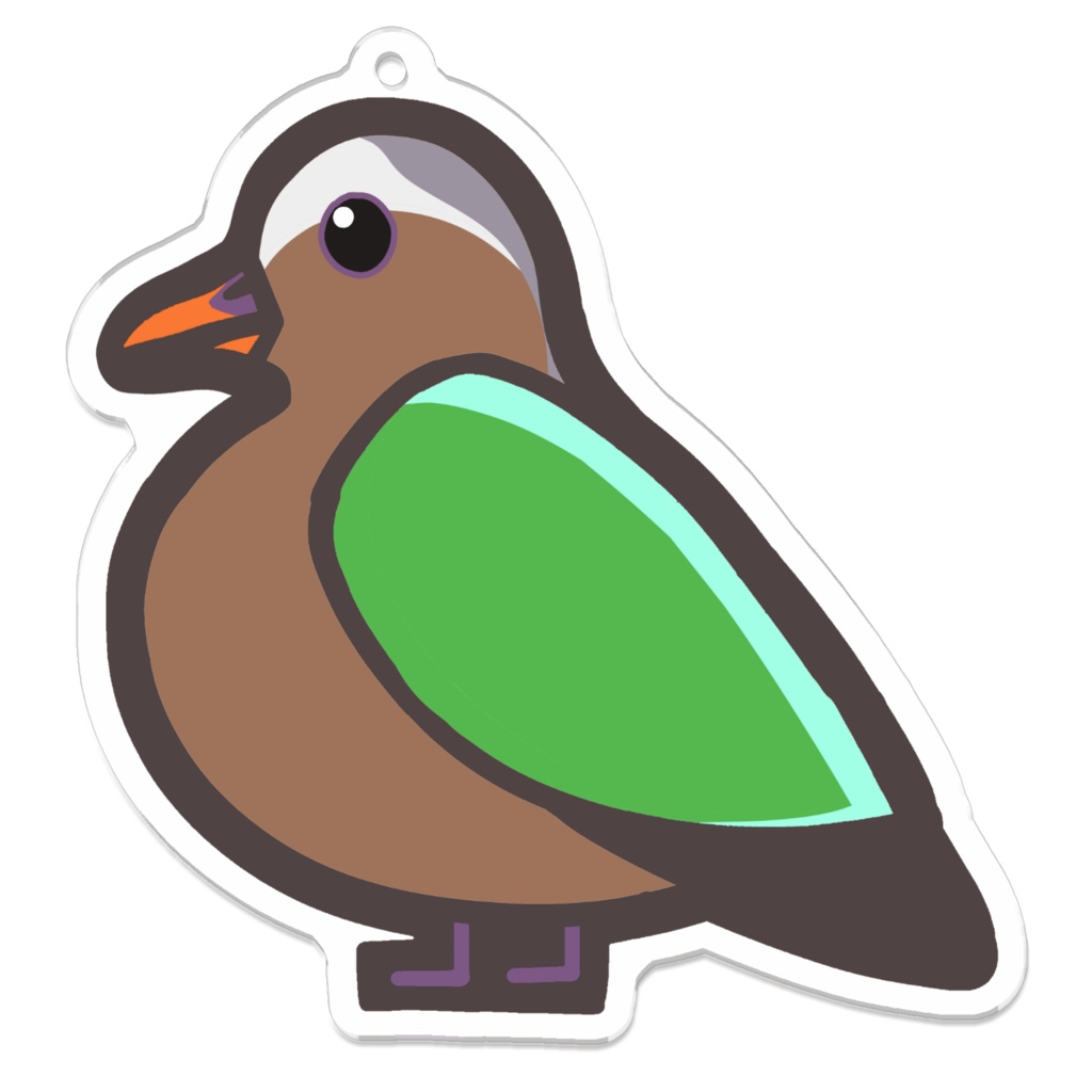 キンバト　アクリルキーホルダー