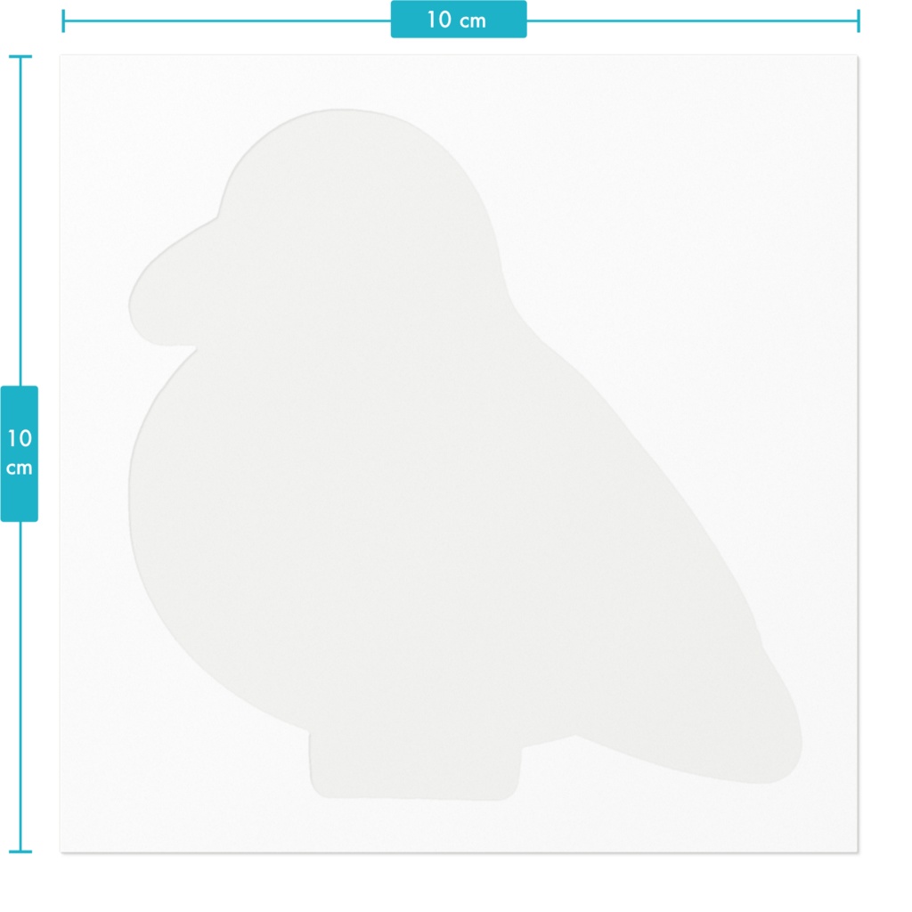 シラコバト ステッカー