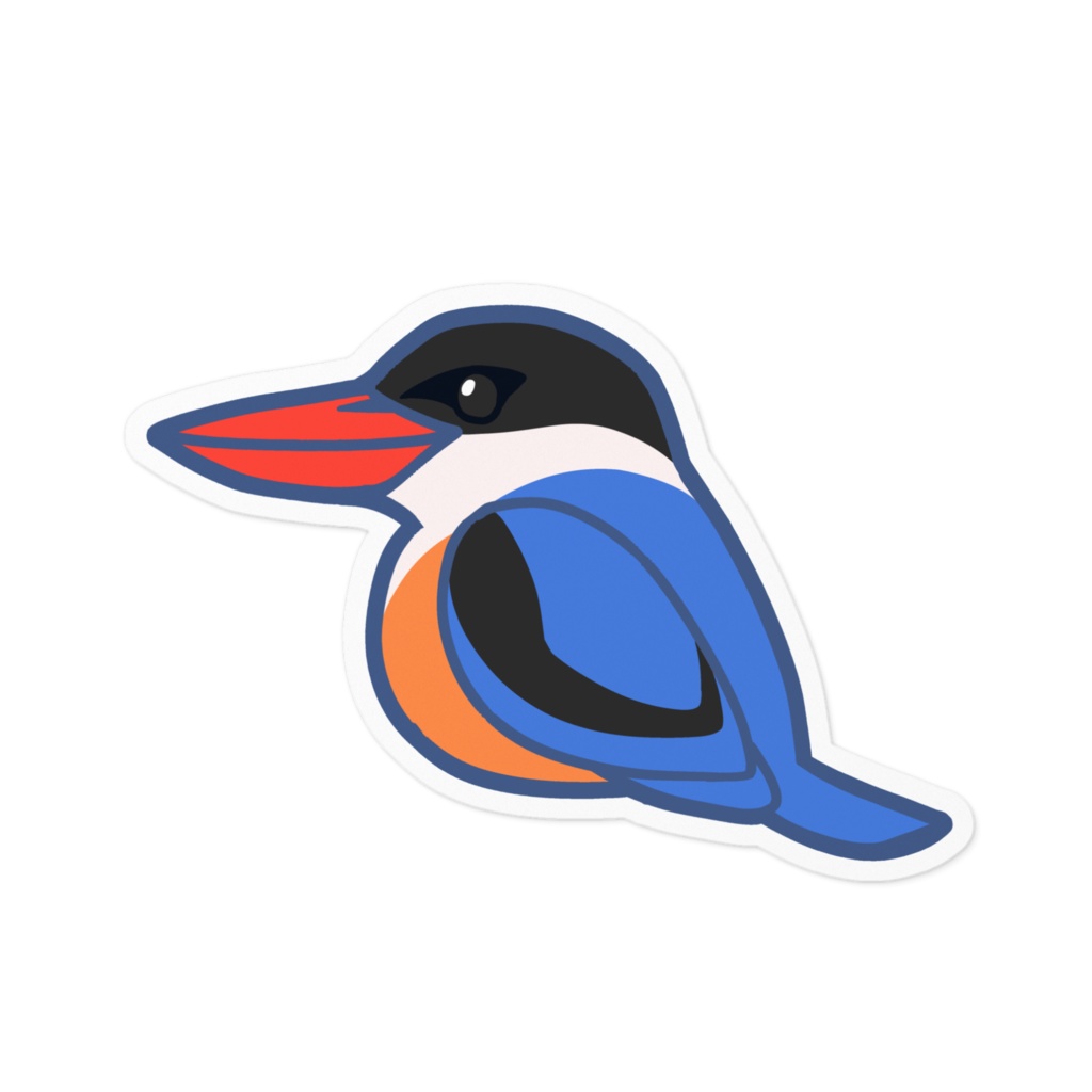 ヤマショウビン　ステッカー