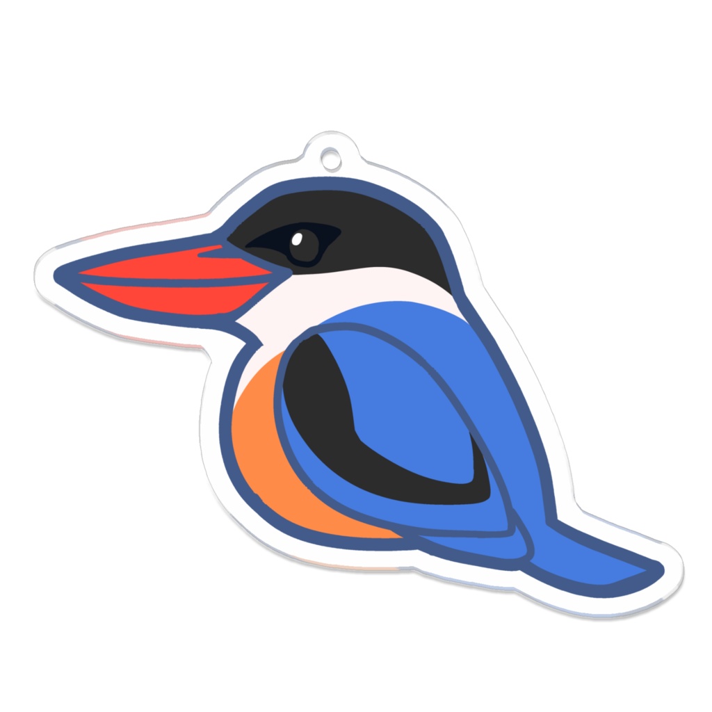 ヤマショウビン　アクリルキーホルダー