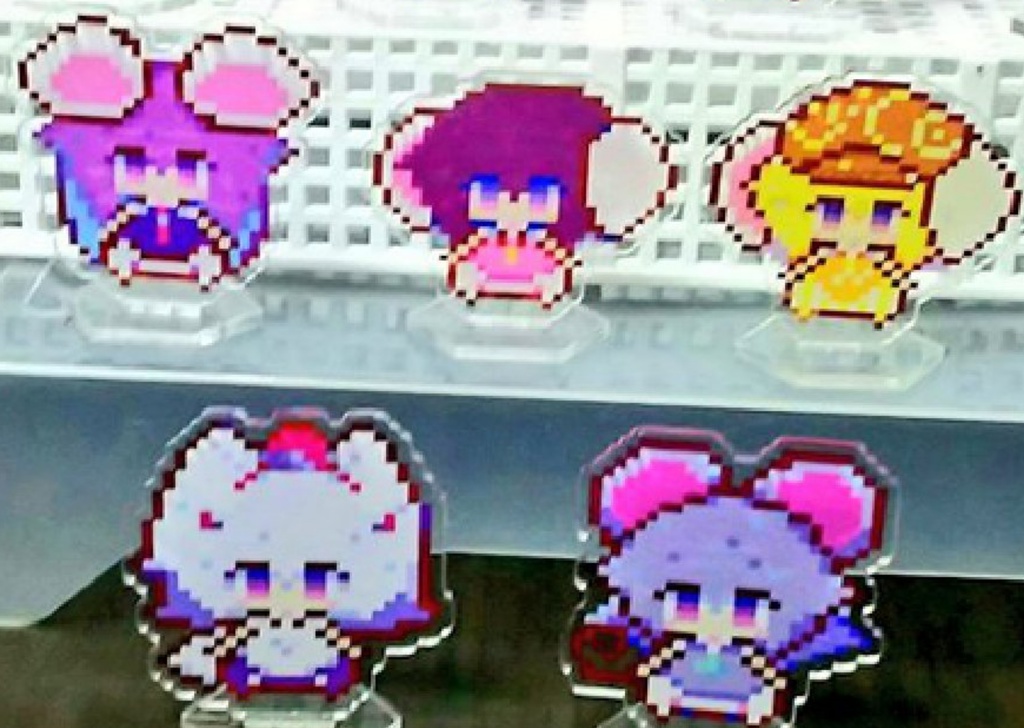 【在庫整理】東方Project ドットBABYアクリルスタンドフィギュアうどんげ、因幡てい、鈴湖、清蘭 犬走椛、ナズーリン