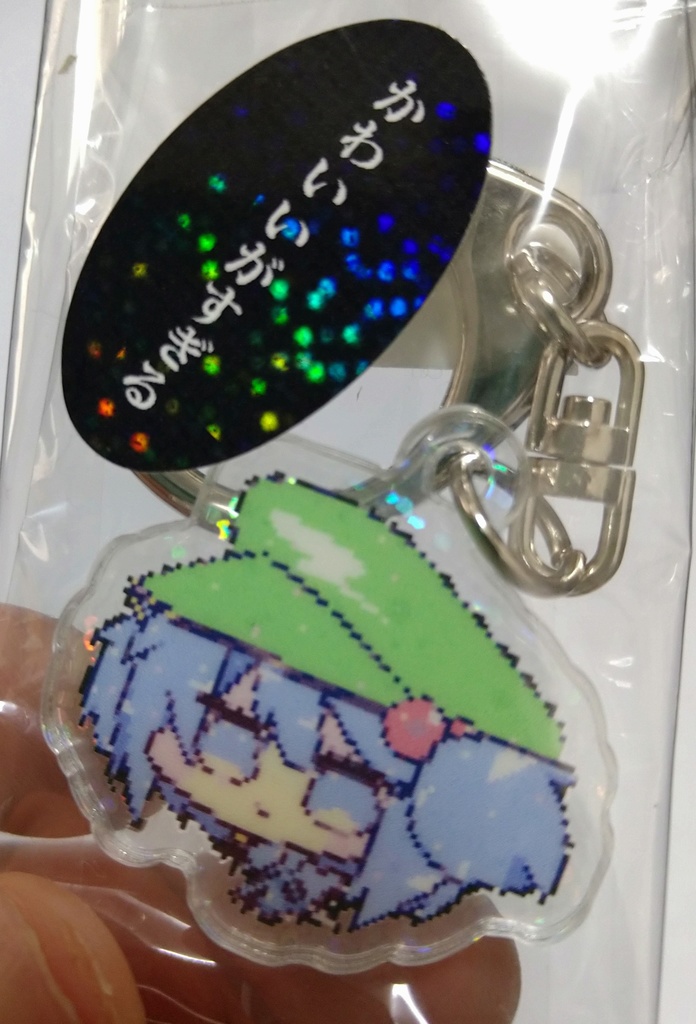 霊夢のみ在庫あり ☆ホログラムグロス加工 東方Projectドットアクキー