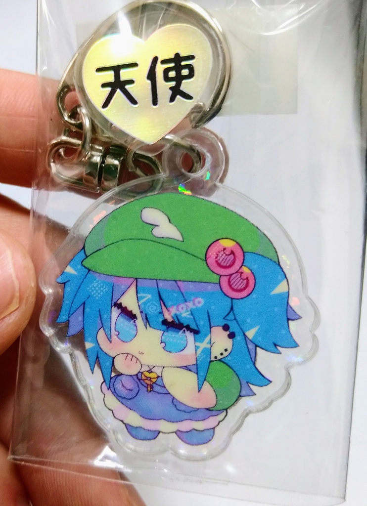 霊夢のみ在庫あり ☆ホログラムグロス加工 東方Projectドットアクキー