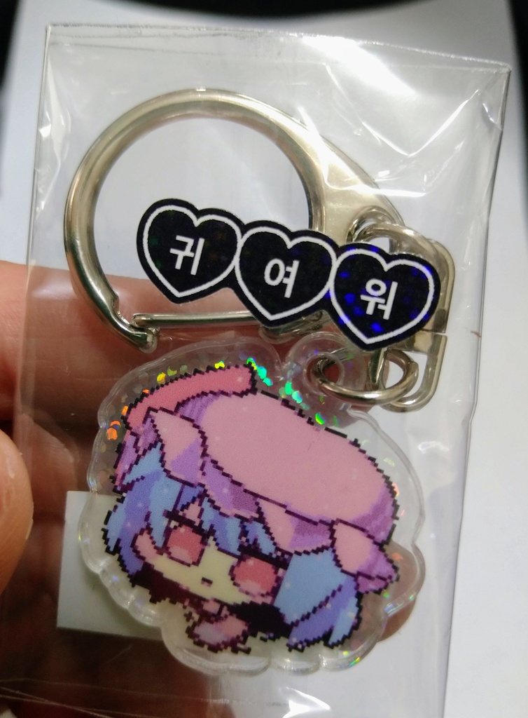 霊夢のみ在庫あり ☆ホログラムグロス加工 東方Projectドットアクキー