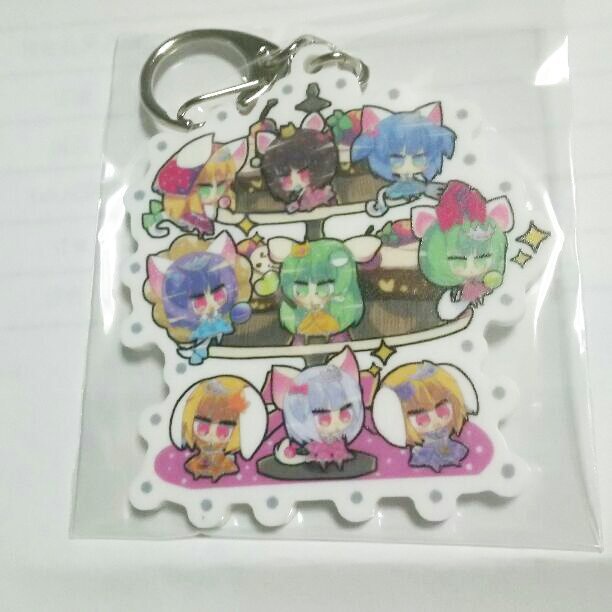 鈴瑚・椛・くまにとり ジュースフロートアクキー 東方projectーアクリルキーホルダー