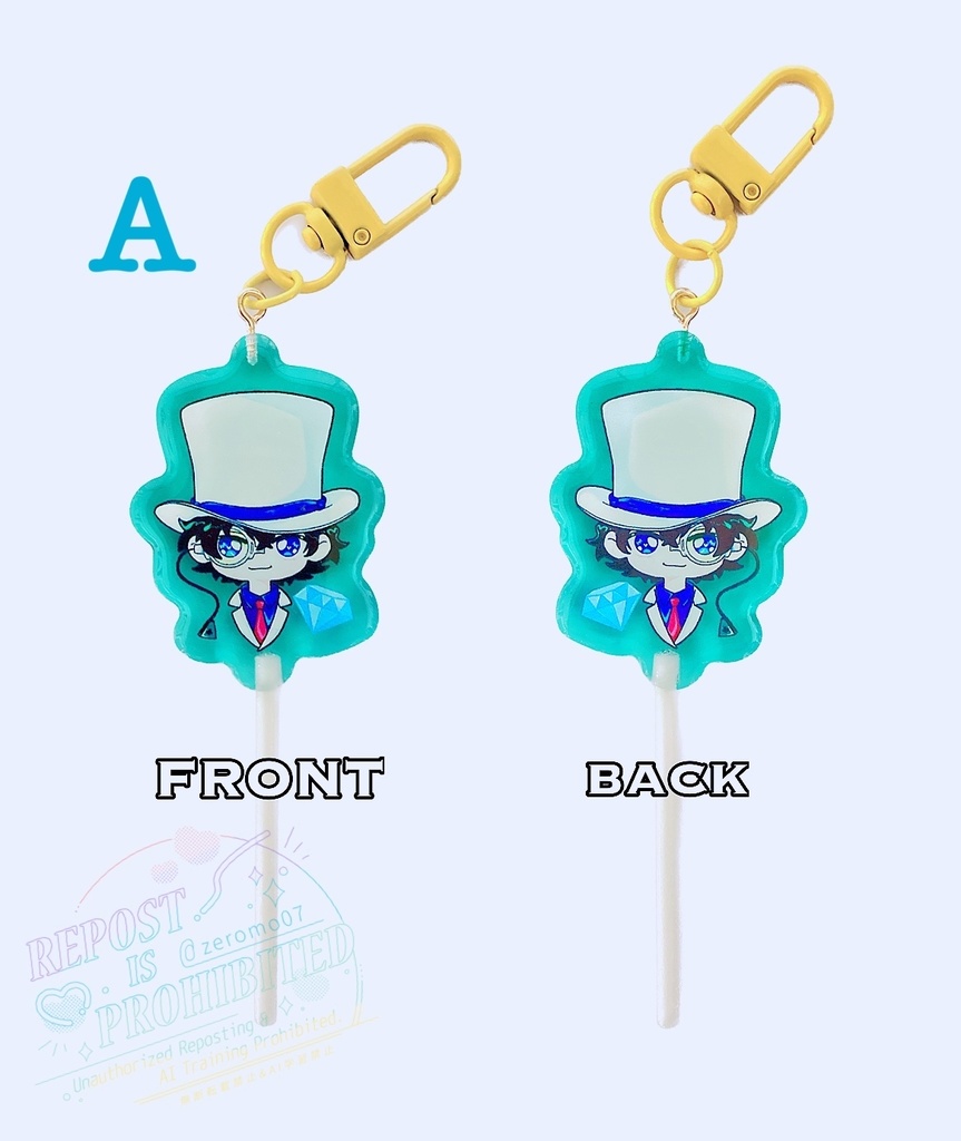 怪盗キッド・黒羽快斗《先行頒布》⋆⸜ lollipop🍭⸝⋆アクリルキーホルダー