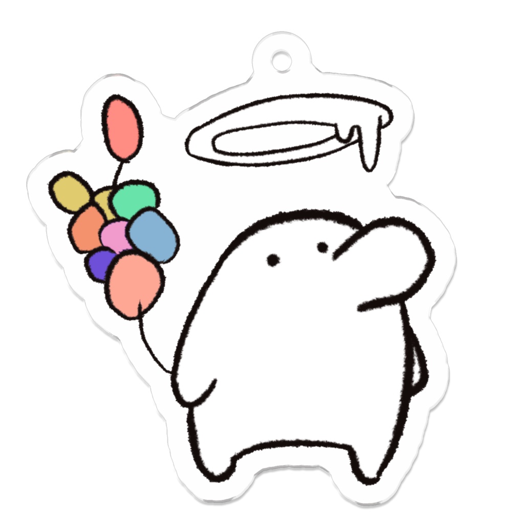 天使のわっかキーホルダー