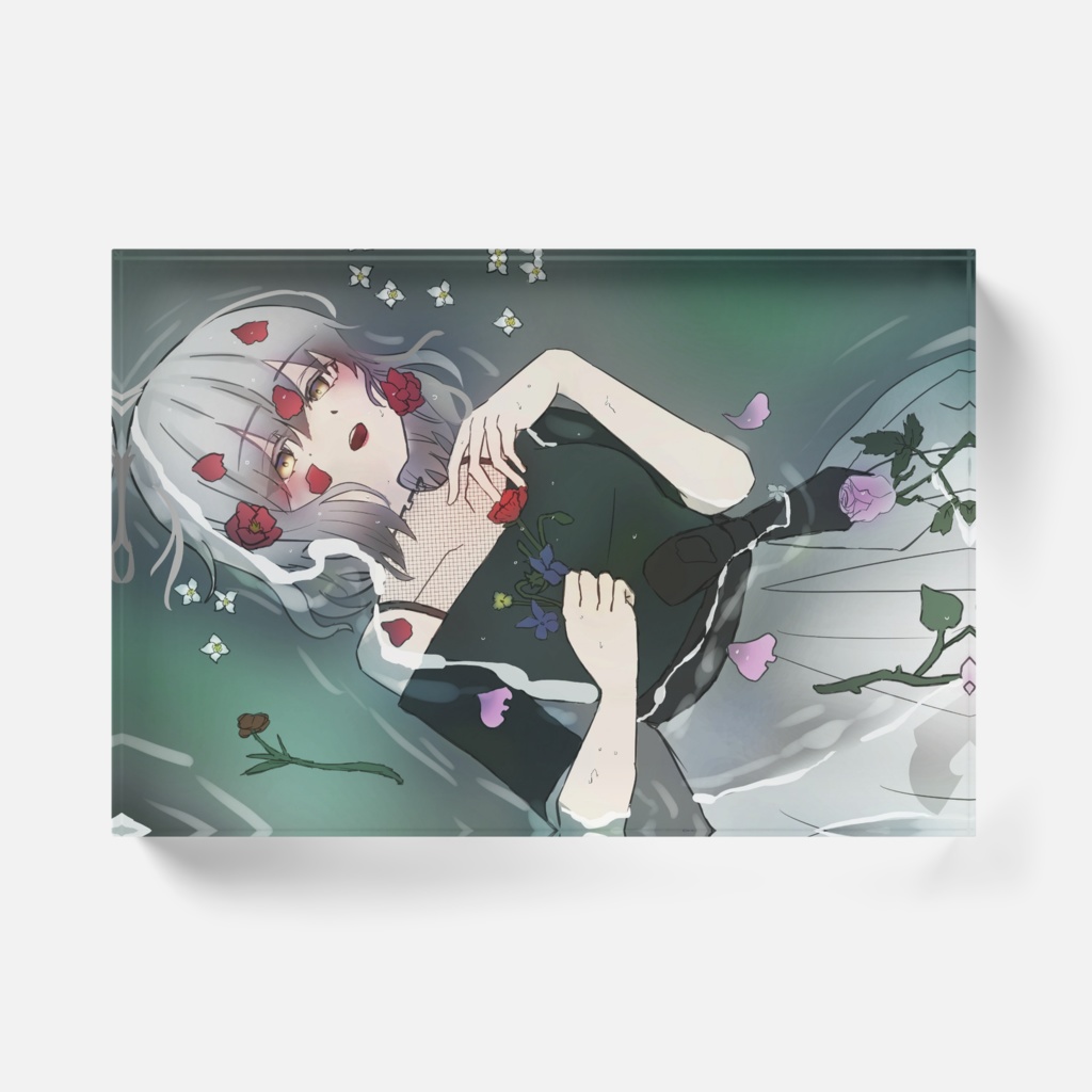 墓穴しのアクリルブロック