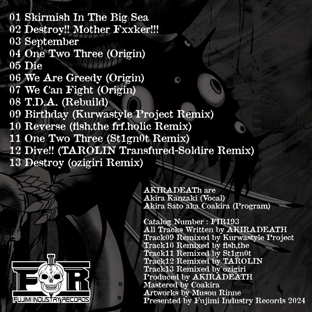 AKIRADEATH 「Death Collection」CDR