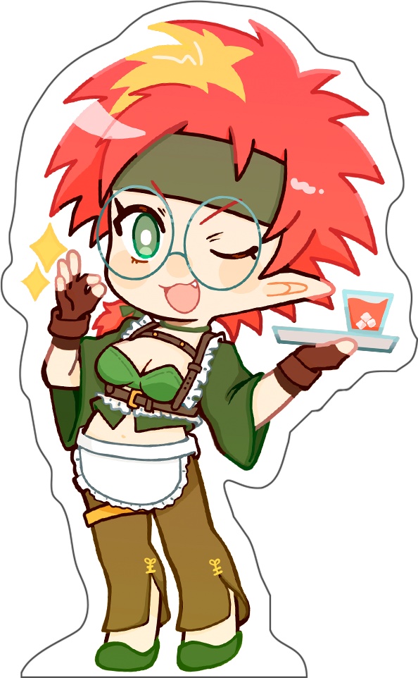 カッツェ　メイドコス　アクリルスタンド