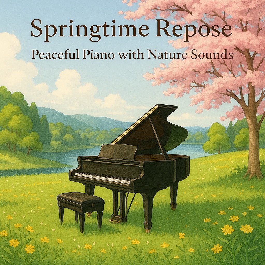 春風の環境音 × ピアノBGM(10曲パック) – Healing Piano with Spring Nature Sounds