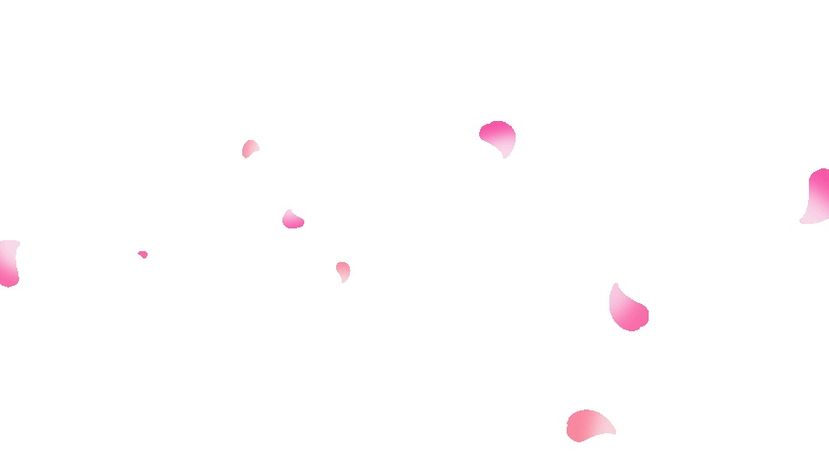 桜の花吹雪