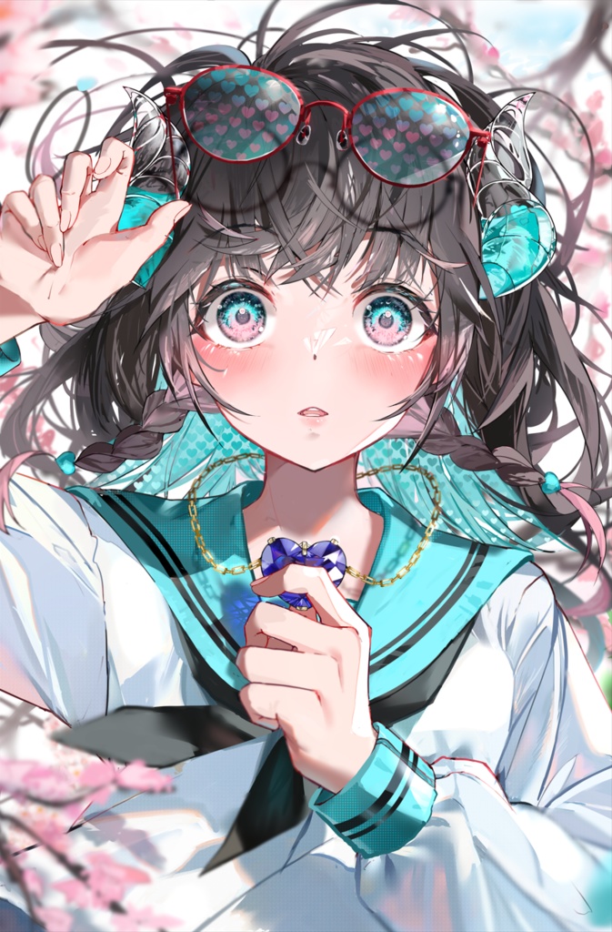 よはく オリジナルイラスト『恋』F4キャンバス