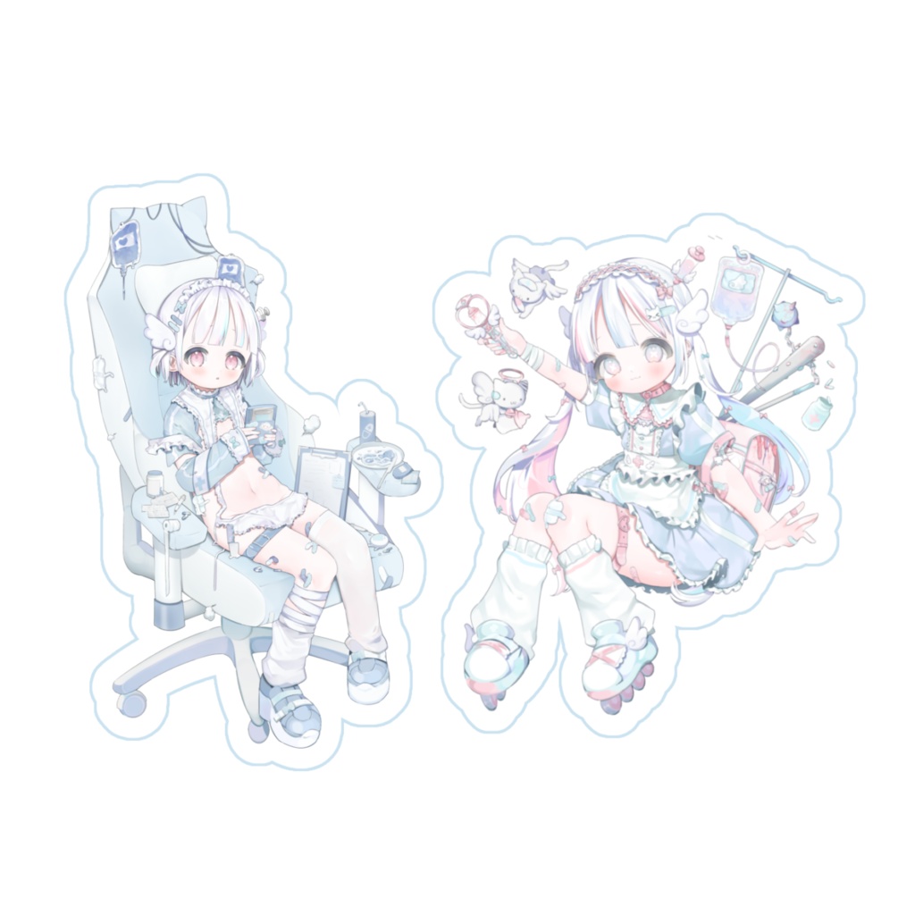 ダイカットシール(2枚入)